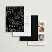 "Black-Tie" - Wedding Invitations in Noir by Benita Crandall - Back of Card Options