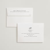"Quintessential" - Wedding Invitations in Cotton by Everett Paper Goods - FREE Recipient Addressing