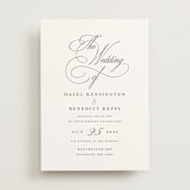 "scamorza" - Wedding Invitations in Pearl by chocomocacino - Front