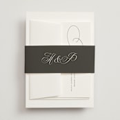 "scamorza" - Wedding Invitations in Pearl by chocomocacino - Assembled with Belly Band