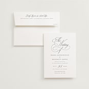 "scamorza" - Wedding Invitations in Pearl by chocomocacino - Invitation with Envelope