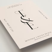 "Engraved" - Wedding Invitations in Charcoal by Claudia Orengo - Detail
