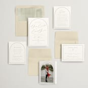 "Amelia" - Wedding Invitations in Olive by Kristie Kern - Invitation Suite