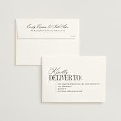 "This and That" - Wedding Invitations in Diamond by Jessica Corliss - FREE Recipient Addressing