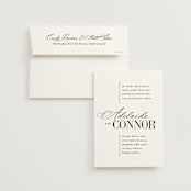 "This and That" - Wedding Invitations in Diamond by Jessica Corliss - Invitation with Envelope