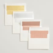 "Charming" - Wedding Invitations in Almond by GeekInk Design - Envelope Liner Options