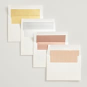 "Top to Bottom" - Wedding Invitations in Evergreen by Kindred Fields - Envelope Liner Options