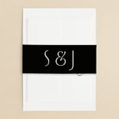 "Perfect Balance" - Wedding Invitations in Onyx by Lauren Chism - Assembled