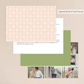 "Longwood Estates" - Wedding Invitations in Peach Sorbet by Jennifer Wick - Back of Card Options