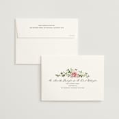 "Ornate" - Wedding Invitations in Peony by Sarah Knight - FREE Recipient Addressing