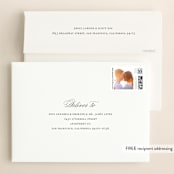 "Conservatory" - Wedding Invitations in Honeysuckle by Jennifer Postorino - FREE Recipient Addressing