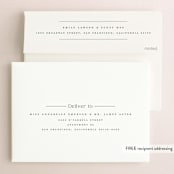 "Swanky" - Wedding Invitations in Forest by Carolyn Nicks - FREE Recipient Addressing