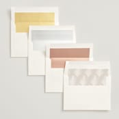 "Pampas & Palms" - Wedding Invitations in Ash by Kaydi Bishop - Envelope Liner Options