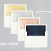 "Frosty chic" - Wedding Invitations in Peacock by Creo Study - Envelope Liner Options