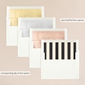 "Plentiful Blossoms" - Wedding Invitations in Soft Peach by Faith Harlow - Envelope Liner Options