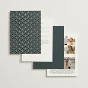 "Arched Pampas" - Wedding Invitations in Basil by Kaydi Bishop - Back of Card Options