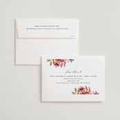 "Autumn Vows" - Wedding Invitations in Burnt Orange by Chris Griffith - FREE Recipient Addressing
