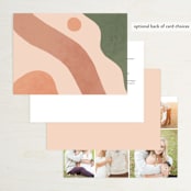 "Abstract" - Wedding Invitations in Desert by Kelly Schmidt - Back of Card