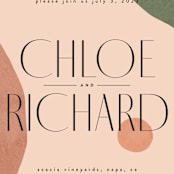 "Abstract" - Wedding Invitations in Desert by Kelly Schmidt - Close-Up