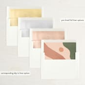 "Abstract" - Wedding Invitations in Desert by Kelly Schmidt - Envelope Liner Options