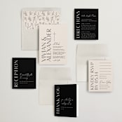 "Ascent" - Wedding Invitations in Ecru by Erica Krystek - Invitation Suite