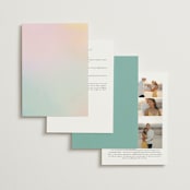 "marshmallow" - Wedding Invitations in Sunrise by Petra Kern - Back of Card Options