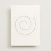 "symbol of optimism" - Wedding Invitations in Blush by Phrosné Barwood - Front