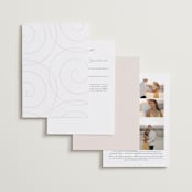 "symbol of optimism" - Wedding Invitations in Blush by Phrosné Barwood - Back of Card Options