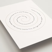 "symbol of optimism" - Wedding Invitations in Blush by Phrosné Barwood - Detail