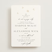 "Soar" - Wedding Invitations in Cream by Phrosné Barwood - Front