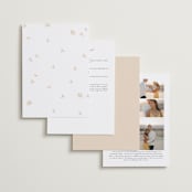"Soar" - Wedding Invitations in Cream by Phrosné Barwood - Back of Card Options