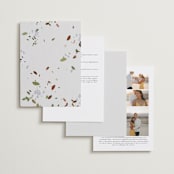 "Fall Flurry" - Wedding Invitations in Fall by Grace Kreinbrink - Back of Card