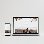 "Fall Flurry" - Wedding Invitations in Fall by Grace Kreinbrink - FREE Wedding Website