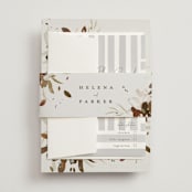 "Fall Flurry" - Wedding Invitations in Fall by Grace Kreinbrink - Assembled