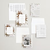 "Fall Flurry" - Wedding Invitations in Fall by Grace Kreinbrink - Invitation Suite