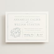 "Love Beyond Measure" - Wedding Invitations in Mineral by Oscar and Emma - Karly Depew - Front
