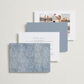 "Love Beyond Measure" - Wedding Invitations in Mineral by Oscar and Emma - Karly Depew - Back of Card