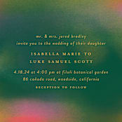"Forest Love" - Wedding Invitations in Forest by Simona Camp - Close-Up