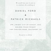 "Elegantly Minimal" - Wedding Invitations in Seafoam by itsjensworld - Close-Up