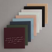"Elegantly Minimal" - Wedding Invitations in Seafoam by itsjensworld - Colored Envelopes Available