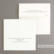 "Elegantly Minimal" - Wedding Invitations in Seafoam by itsjensworld - FREE Recipient Addressing