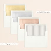 "Classic Monogram" - Wedding Invitations in Cream by Carolyn MacLaren - Envelope Liner Options