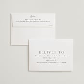 "And here we are" - Wedding Invitations in Marble by Lea Delaveris - FREE Recipient Addressing