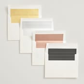"And here we are" - Wedding Invitations in Marble by Lea Delaveris - Envelope Liner Options