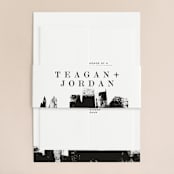 "Urban" - Wedding Invitations in Onyx by Lori Wemple - Assembled