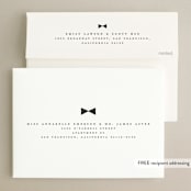 "Beau tied" - Wedding Invitations in Tuxedo by Gwen Bedat - FREE Recipient Addressing