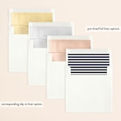 "Wildflower Crest" - Wedding Invitations in Navy by Alethea and Ruth - Envelope Liner Options