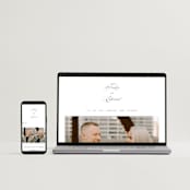 "Vow" - Wedding Invitations in Tuxedo by Leah Bisch - FREE Wedding Website