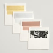 "Vow" - Wedding Invitations in Tuxedo by Leah Bisch - Envelope Liner Options
