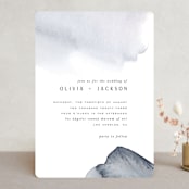 "Blueridge" - Wedding Invitations in Ocean by Leah Bisch - Front